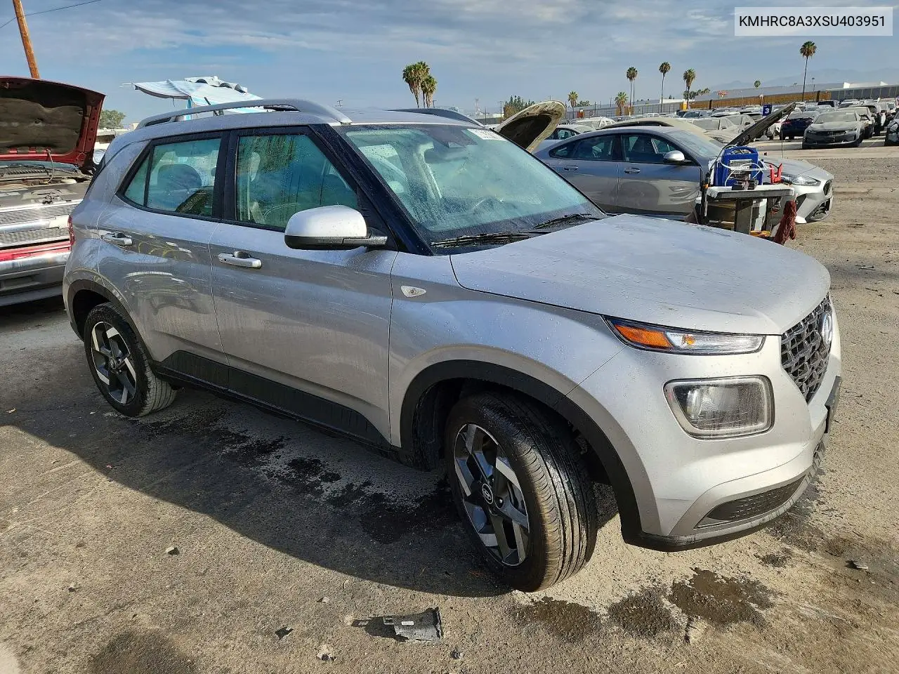 2025 Hyundai Venue Sel VIN: KMHRC8A3XSU403951 Lot: 60636166