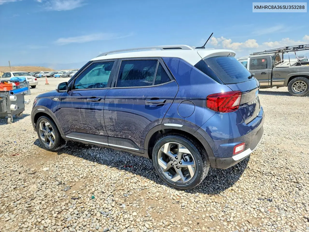 2025 Hyundai Venue Limited VIN: KMHRC8A36SU353288 Lot: 61585146
