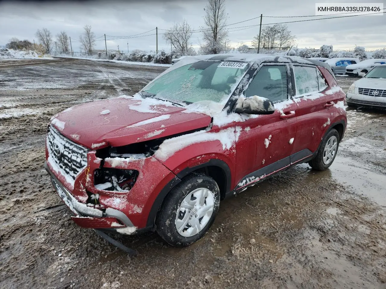 KMHRB8A33SU378426 2025 Hyundai Venue Se