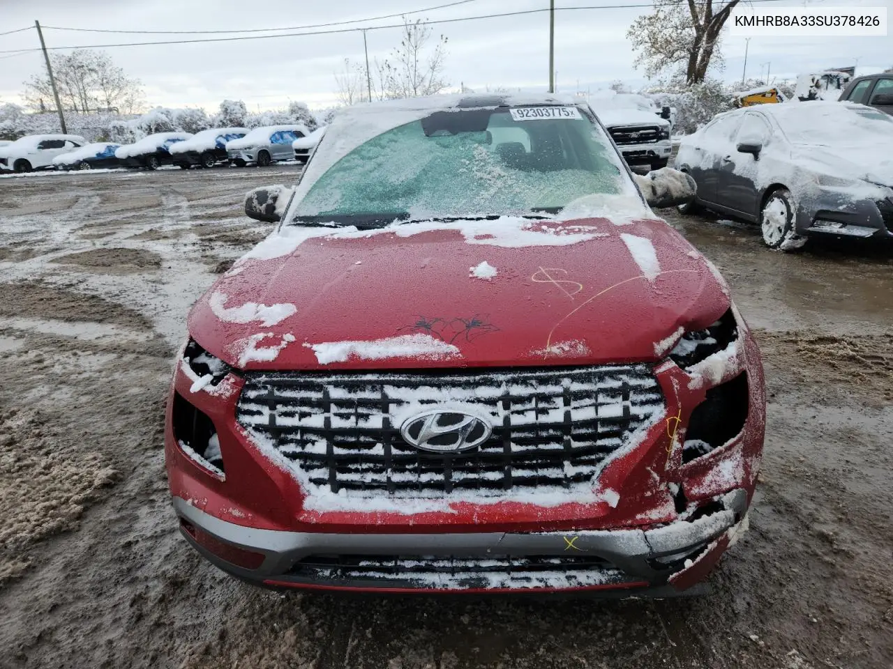 KMHRB8A33SU378426 2025 Hyundai Venue Se