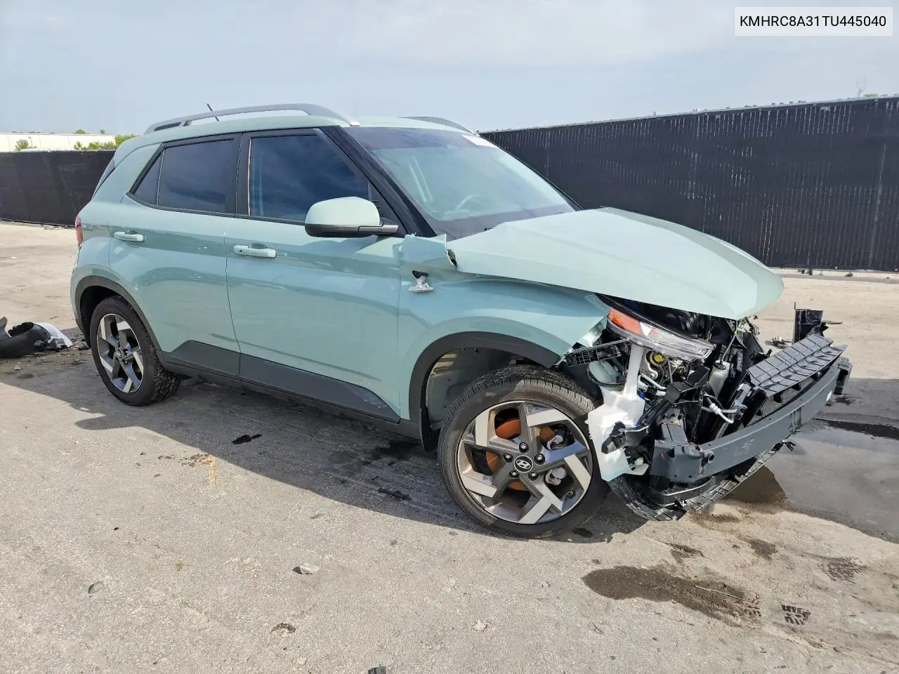 2026 Hyundai Venue Sel VIN: KMHRC8A31TU445040 Lot: 60745786