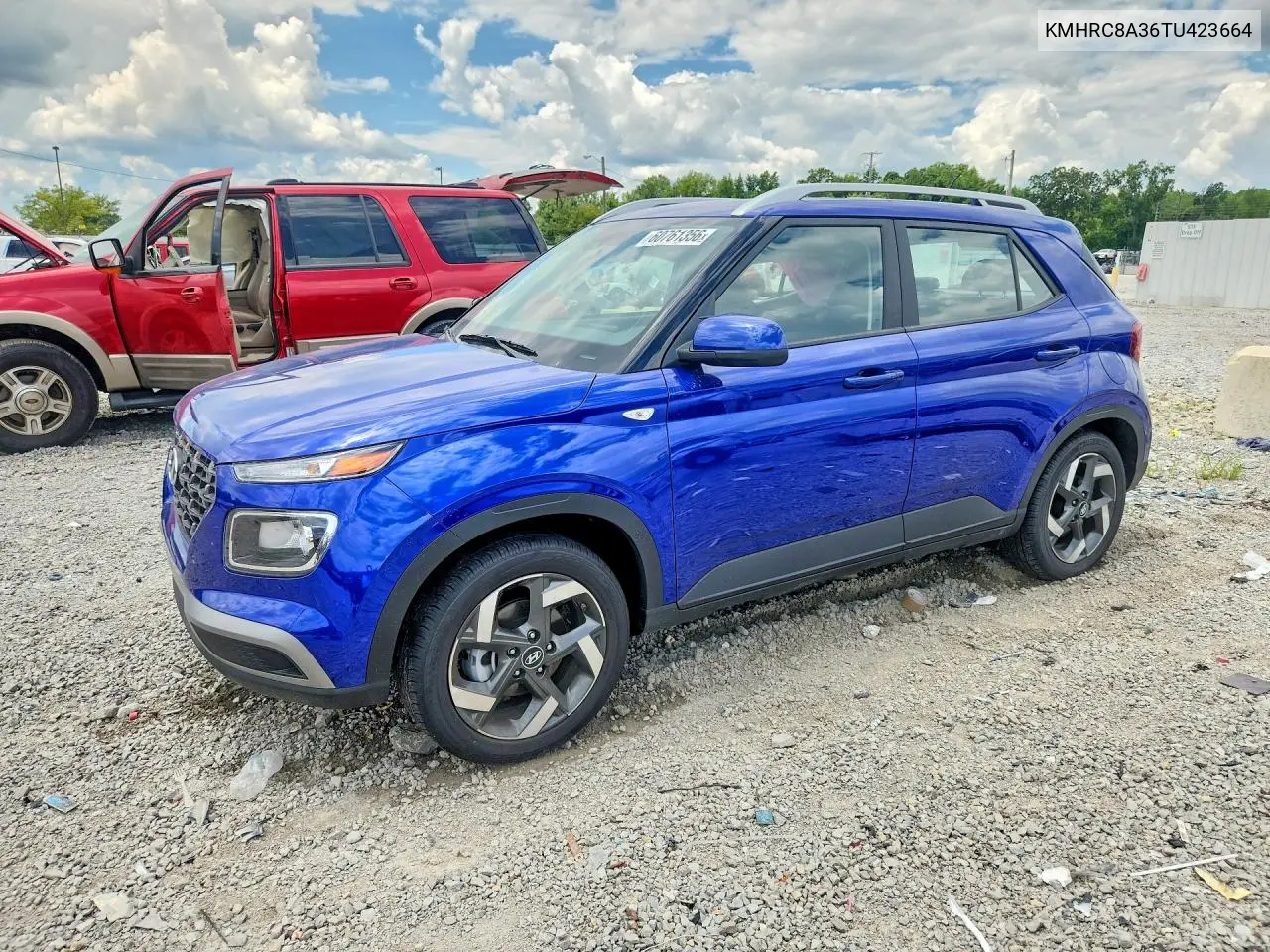 2026 Hyundai Venue Sel VIN: KMHRC8A36TU423664 Lot: 60761356