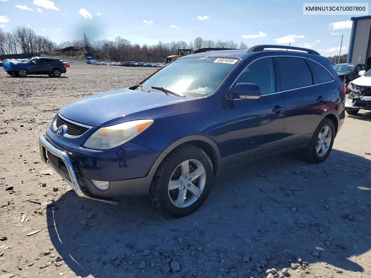 2007 Hyundai Veracruz Gls VIN: KM8NU13C47U007800 Lot: 48824046
