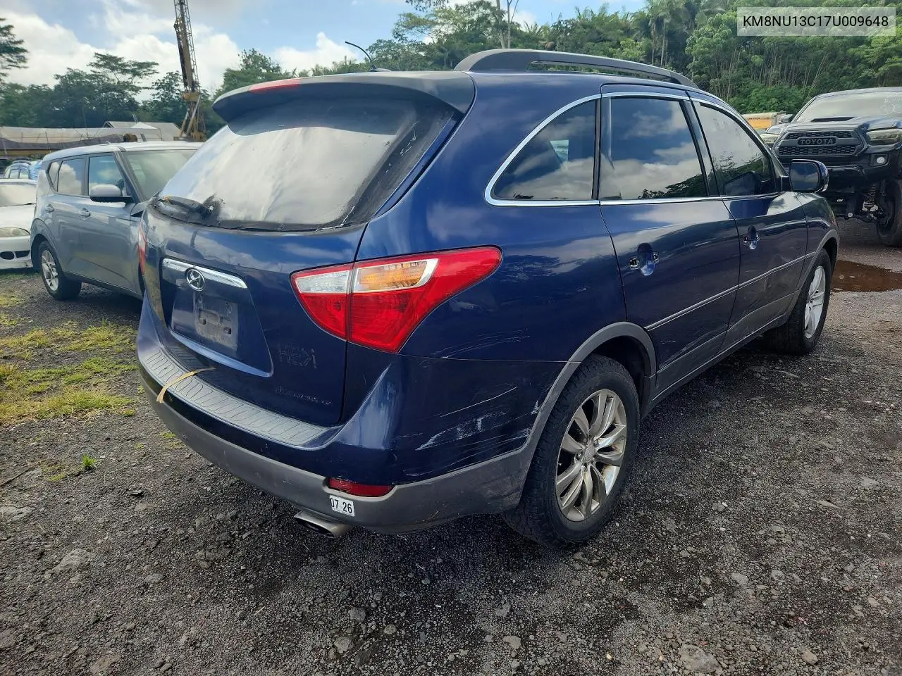 2007 Hyundai Veracruz Gls VIN: KM8NU13C17U009648 Lot: 60751346