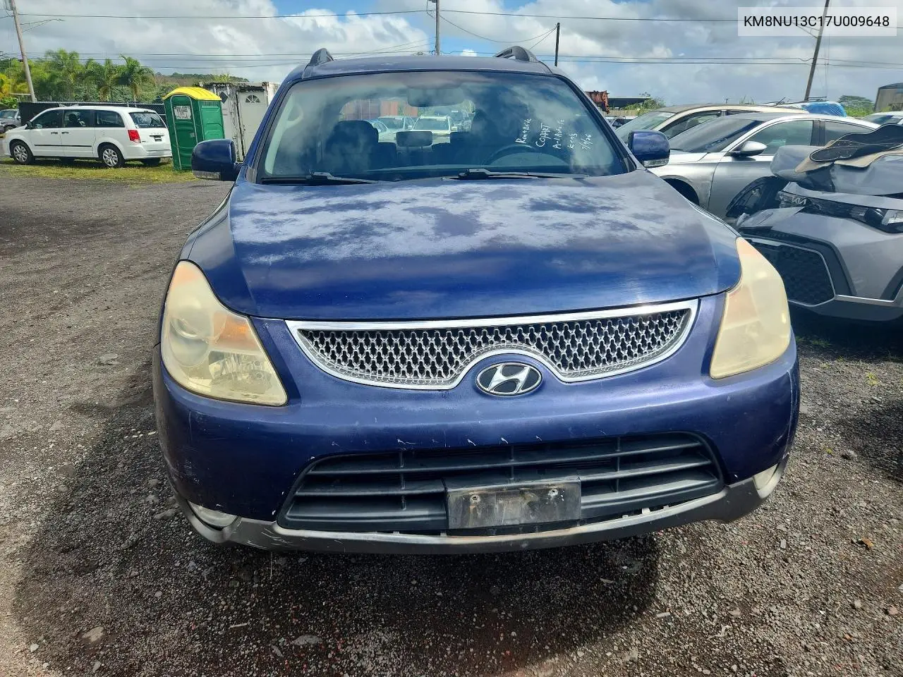 2007 Hyundai Veracruz Gls VIN: KM8NU13C17U009648 Lot: 60751346
