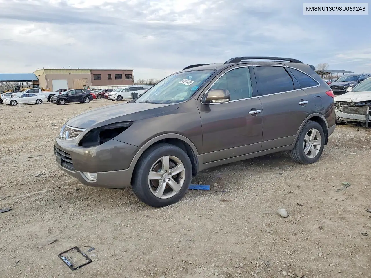 2008 Hyundai Veracruz Gls VIN: KM8NU13C98U069243 Lot: 47249786