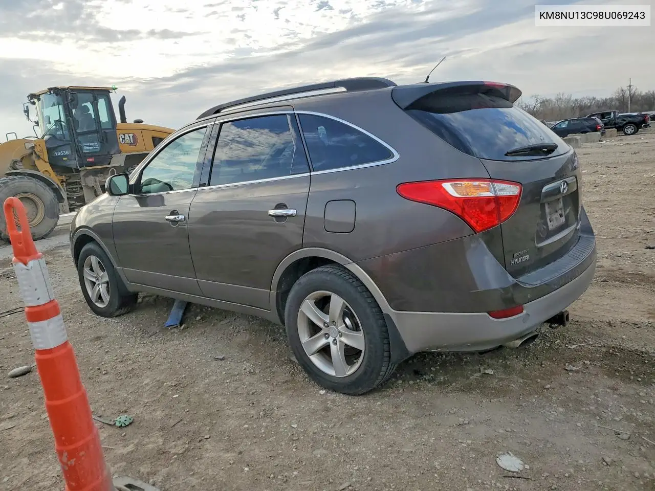 2008 Hyundai Veracruz Gls VIN: KM8NU13C98U069243 Lot: 47249786