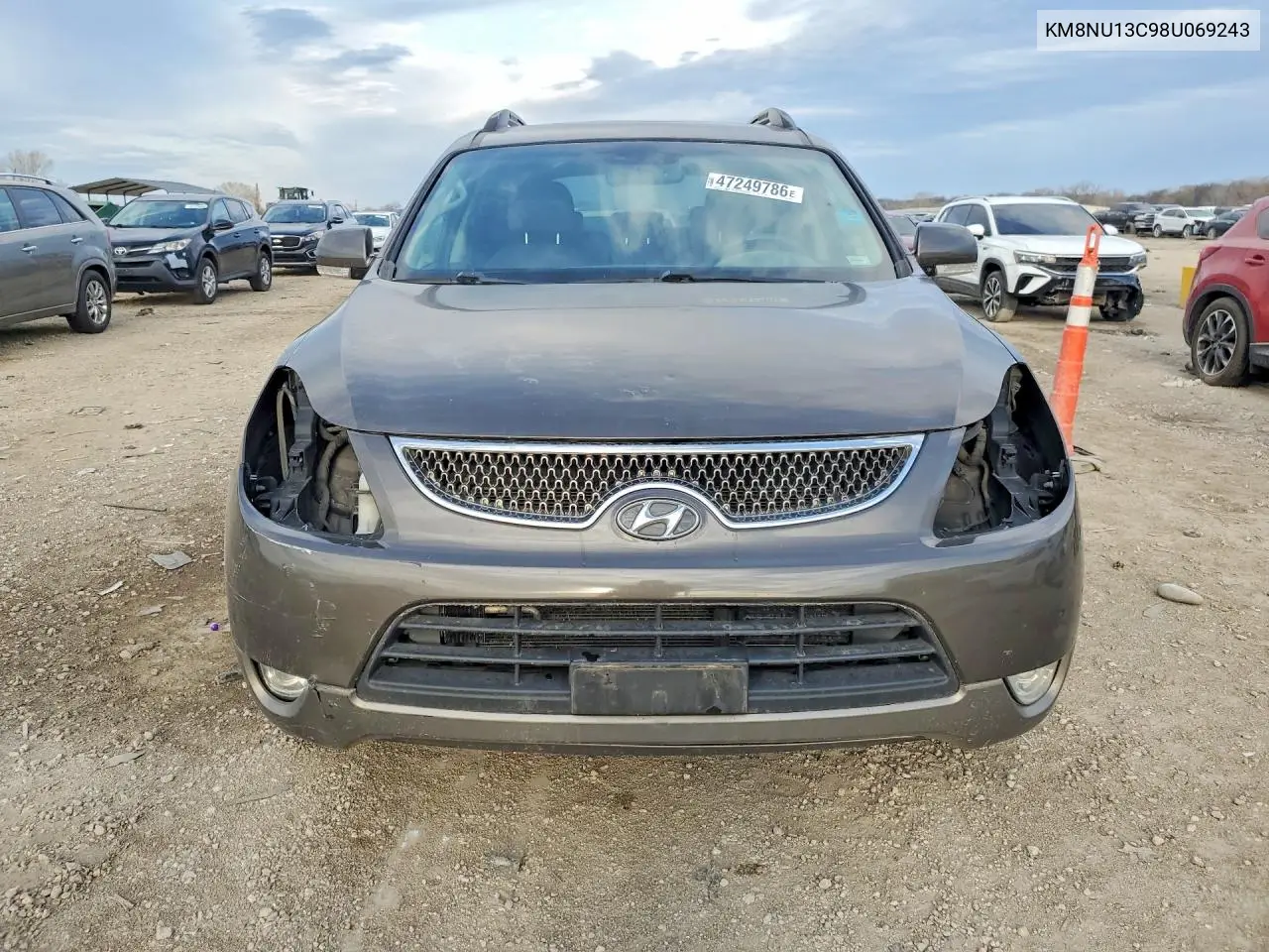 2008 Hyundai Veracruz Gls VIN: KM8NU13C98U069243 Lot: 47249786