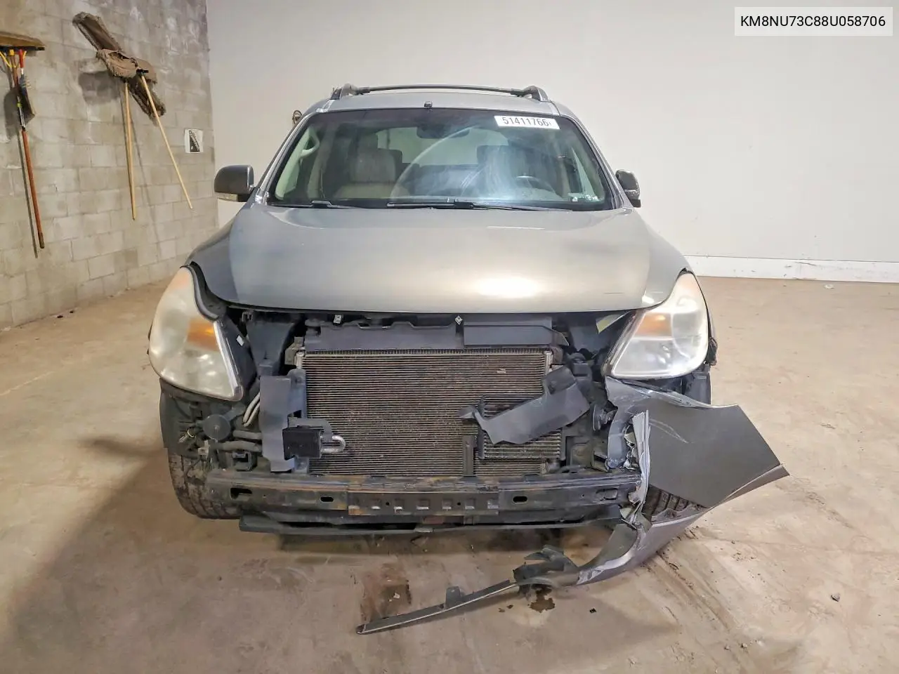 2008 Hyundai Veracruz Gls VIN: KM8NU73C88U058706 Lot: 51411766
