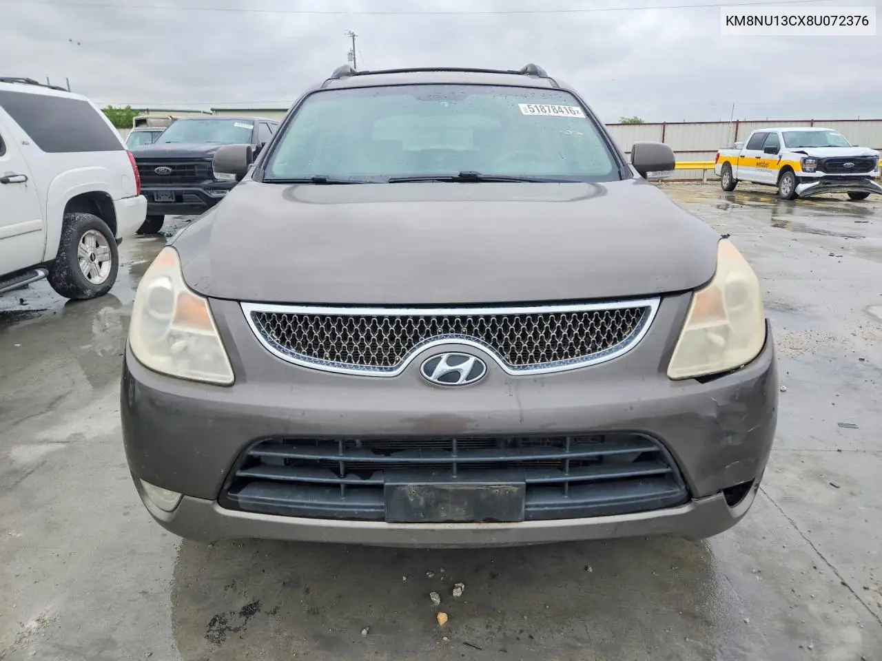 2008 Hyundai Veracruz Gls VIN: KM8NU13CX8U072376 Lot: 51878416