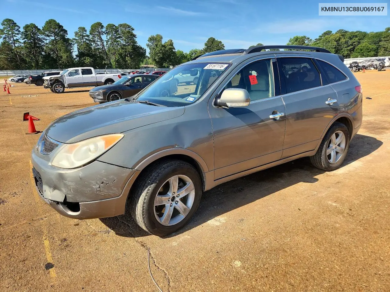 2008 Hyundai Veracruz Gls VIN: KM8NU13C88U069167 Lot: 55187116