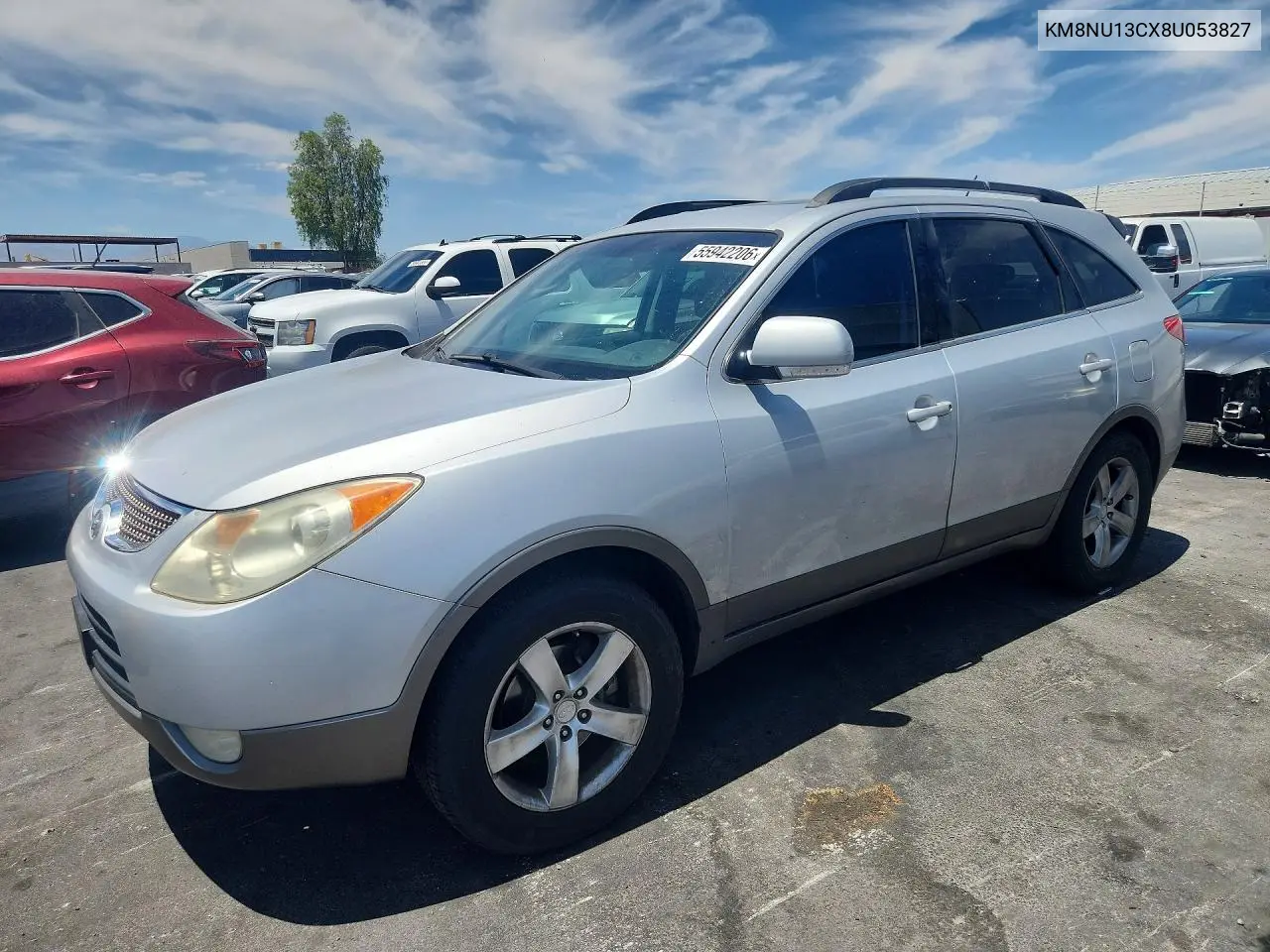 2008 Hyundai Veracruz Gls VIN: KM8NU13CX8U053827 Lot: 55942206