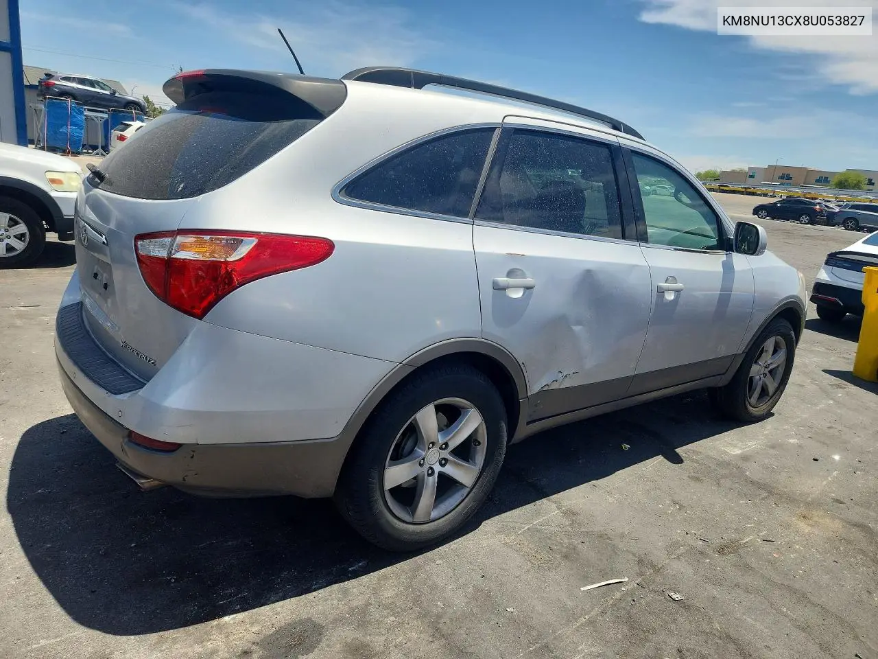 2008 Hyundai Veracruz Gls VIN: KM8NU13CX8U053827 Lot: 55942206