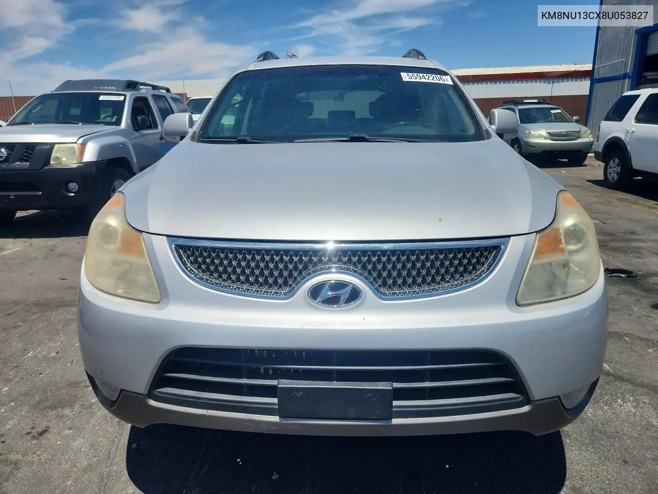 2008 Hyundai Veracruz Gls VIN: KM8NU13CX8U053827 Lot: 55942206
