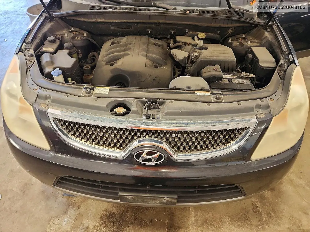 2008 Hyundai Veracruz Gls/Se/Limited VIN: KM8NU73C58U048103 Lot: 60662306