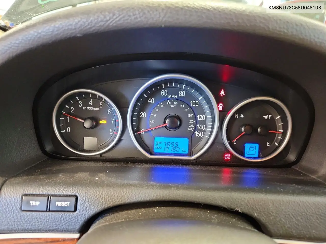 2008 Hyundai Veracruz Gls/Se/Limited VIN: KM8NU73C58U048103 Lot: 60662306