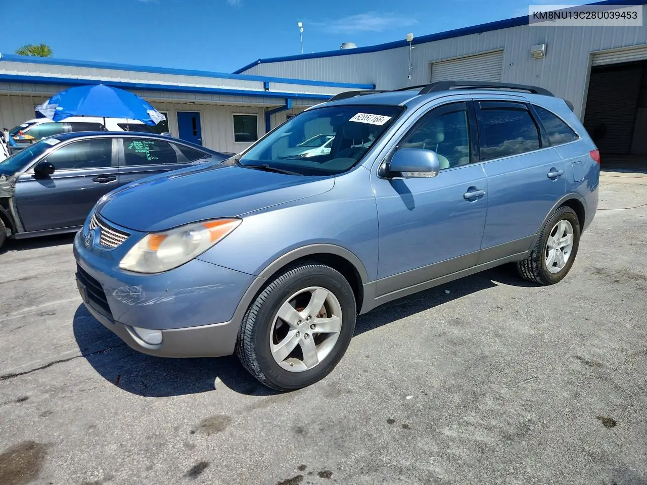 2008 Hyundai Veracruz Gls VIN: KM8NU13C28U039453 Lot: 62057166