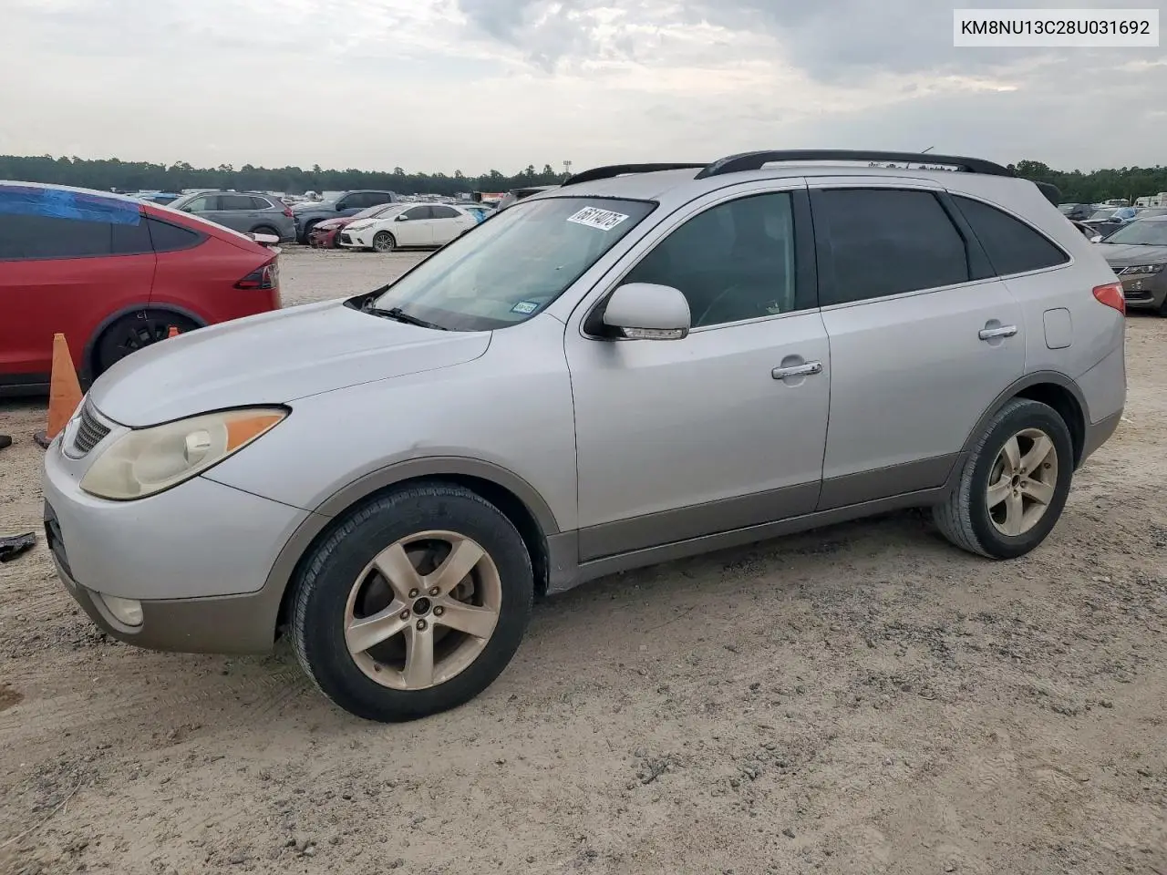 2008 Hyundai Veracruz Gls VIN: KM8NU13C28U031692 Lot: 66114075