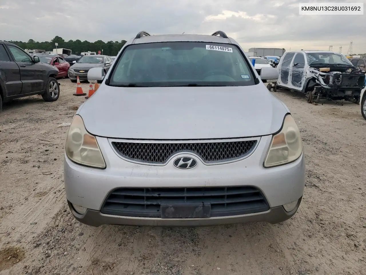 2008 Hyundai Veracruz Gls VIN: KM8NU13C28U031692 Lot: 66114075