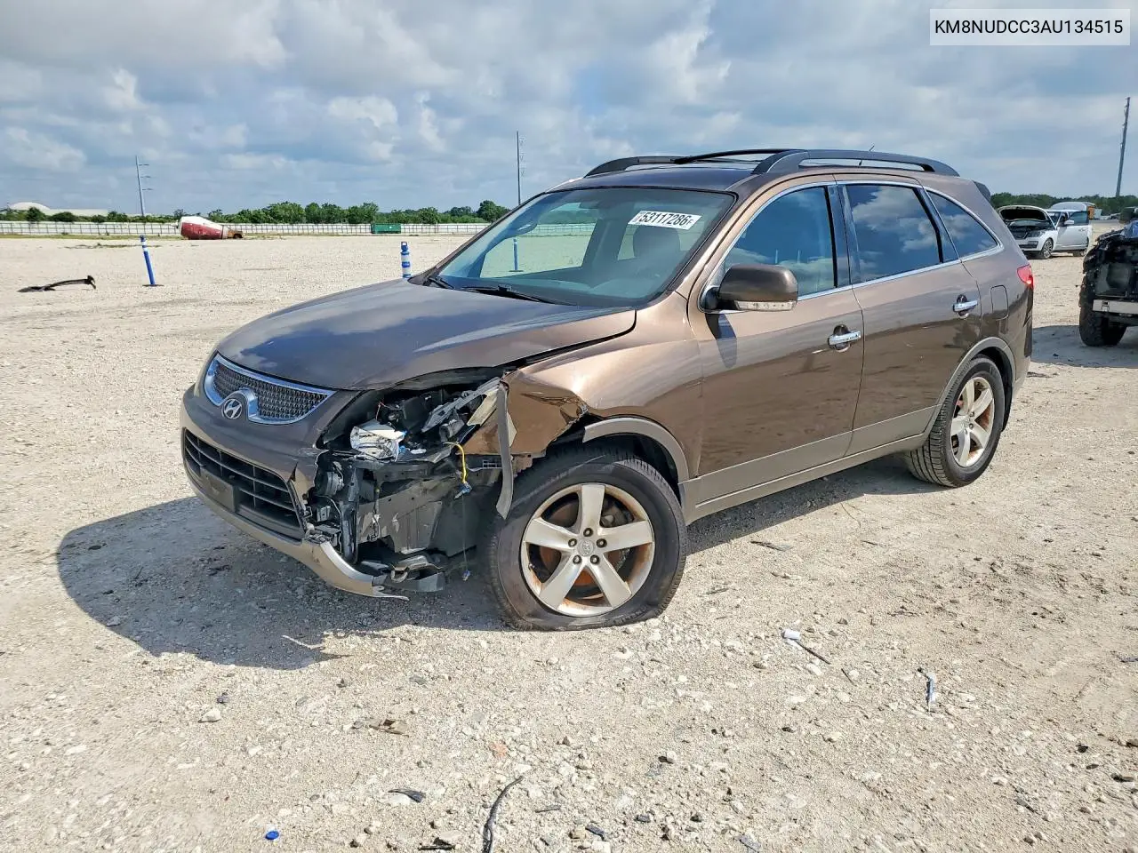 2010 Hyundai Veracruz Limited VIN: KM8NUDCC3AU134515 Lot: 53117286