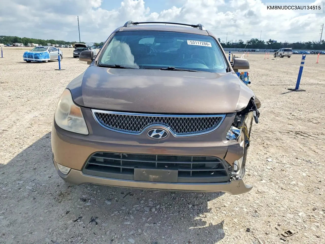 2010 Hyundai Veracruz Limited VIN: KM8NUDCC3AU134515 Lot: 53117286