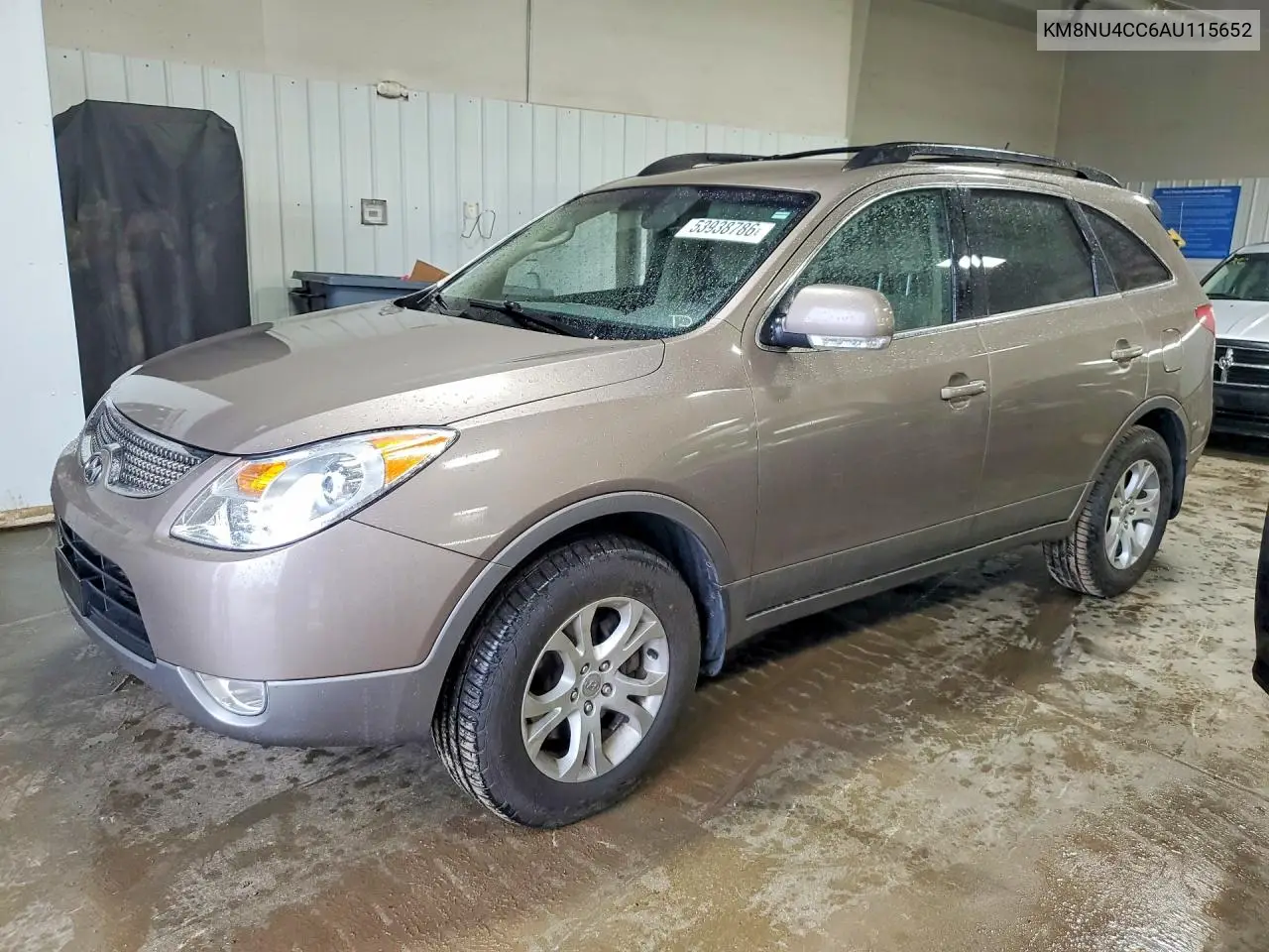 2010 Hyundai Veracruz Gls VIN: KM8NU4CC6AU115652 Lot: 53938786