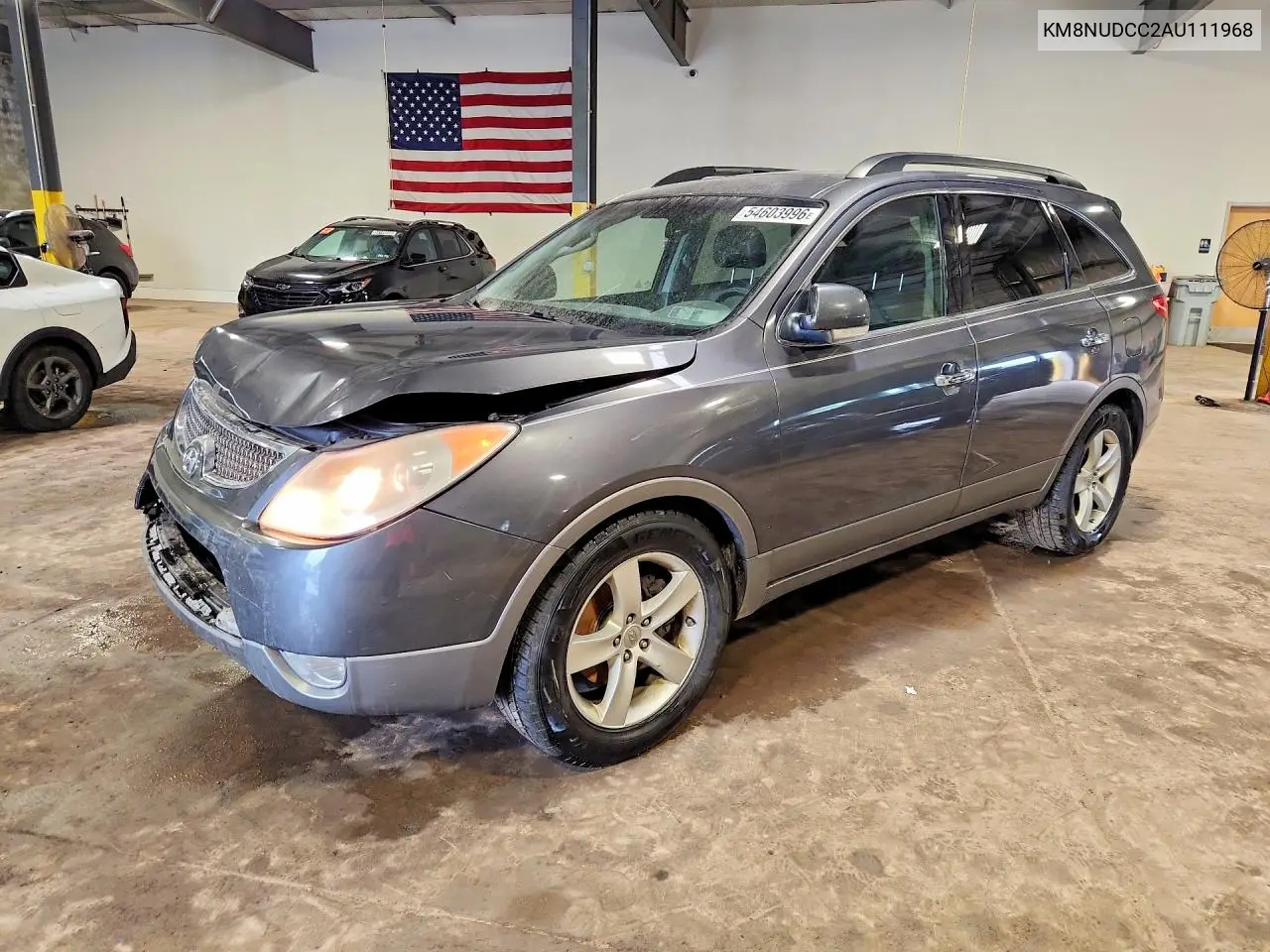 2010 Hyundai Veracruz Limited VIN: KM8NUDCC2AU111968 Lot: 54603996