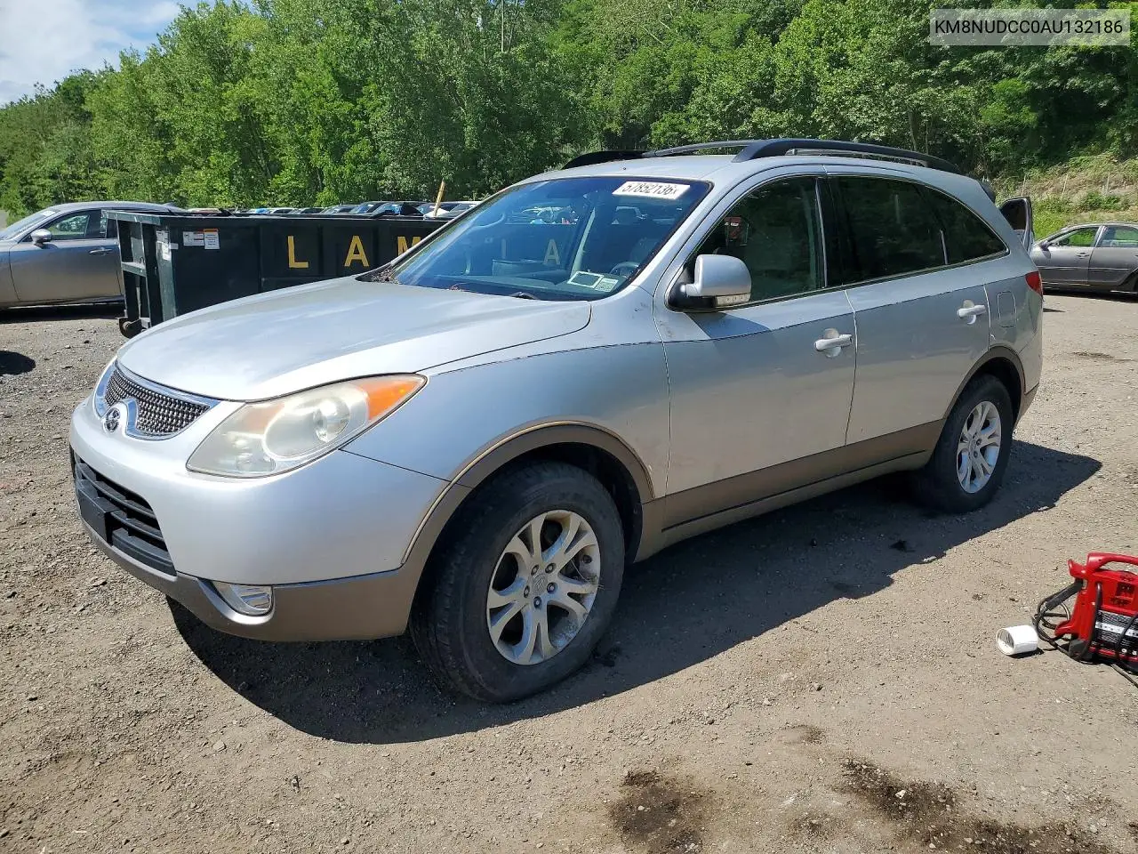 2010 Hyundai Veracruz Gls VIN: KM8NUDCC0AU132186 Lot: 57852136