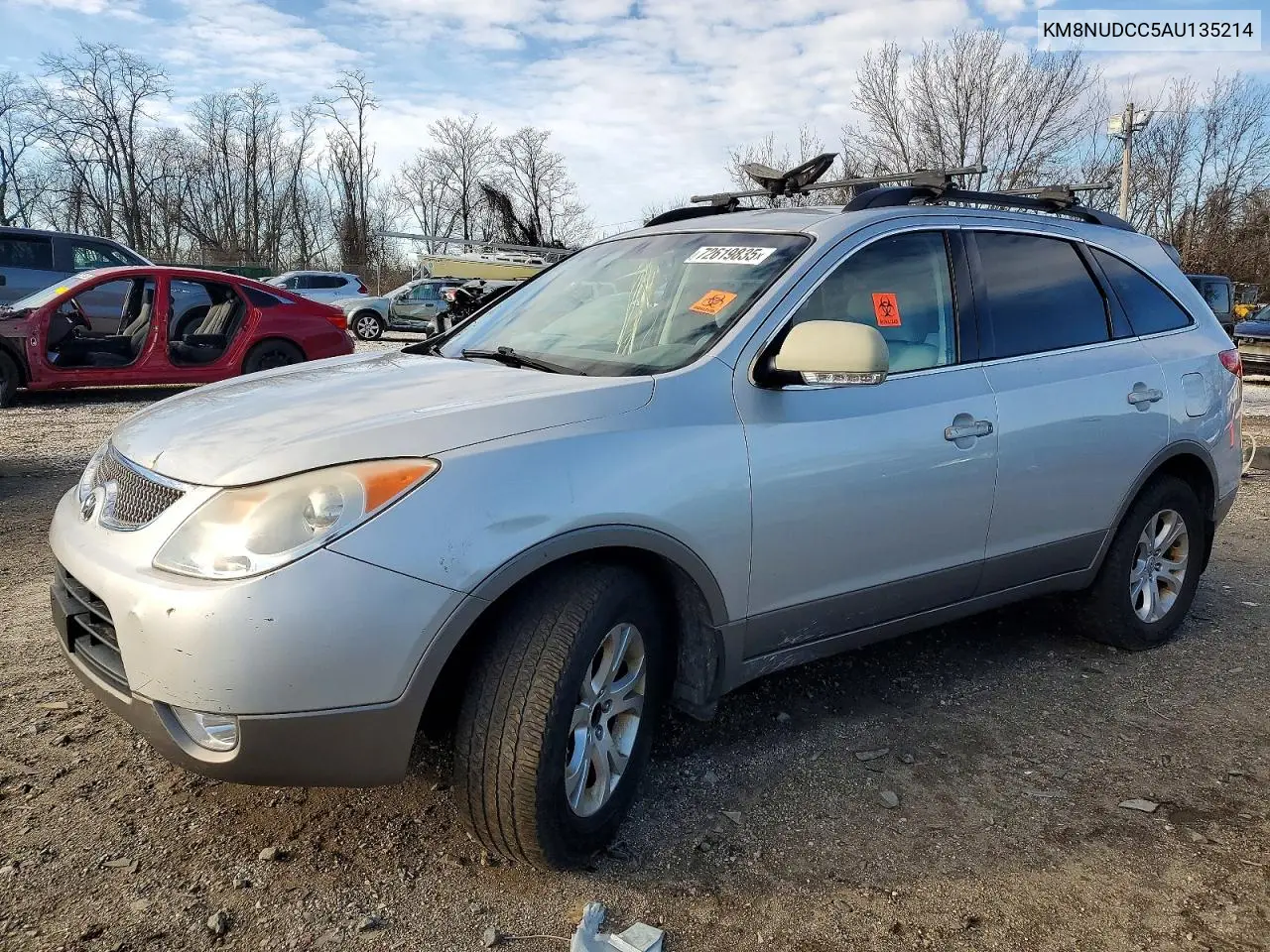 2010 Hyundai Veracruz Gls VIN: KM8NUDCC5AU135214 Lot: 72619835