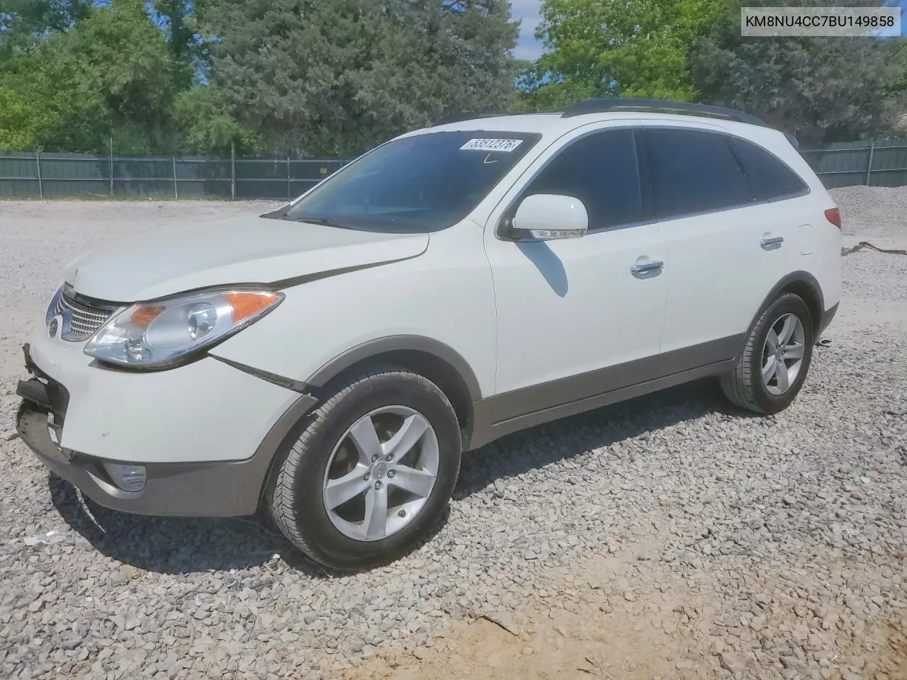 2011 Hyundai Veracruz Limited VIN: KM8NU4CC7BU149858 Lot: 53512376