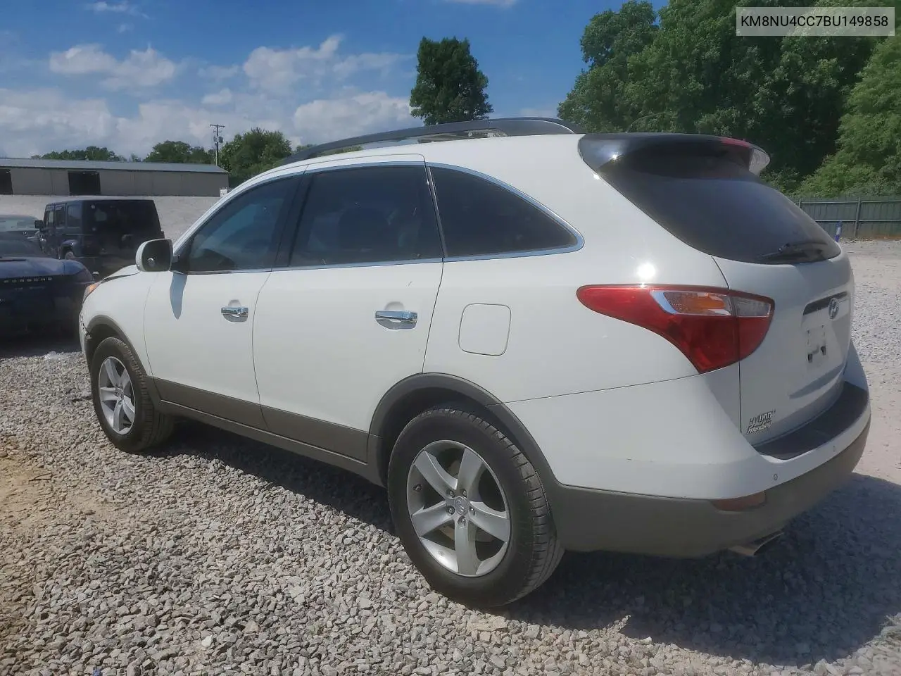 2011 Hyundai Veracruz Limited VIN: KM8NU4CC7BU149858 Lot: 53512376