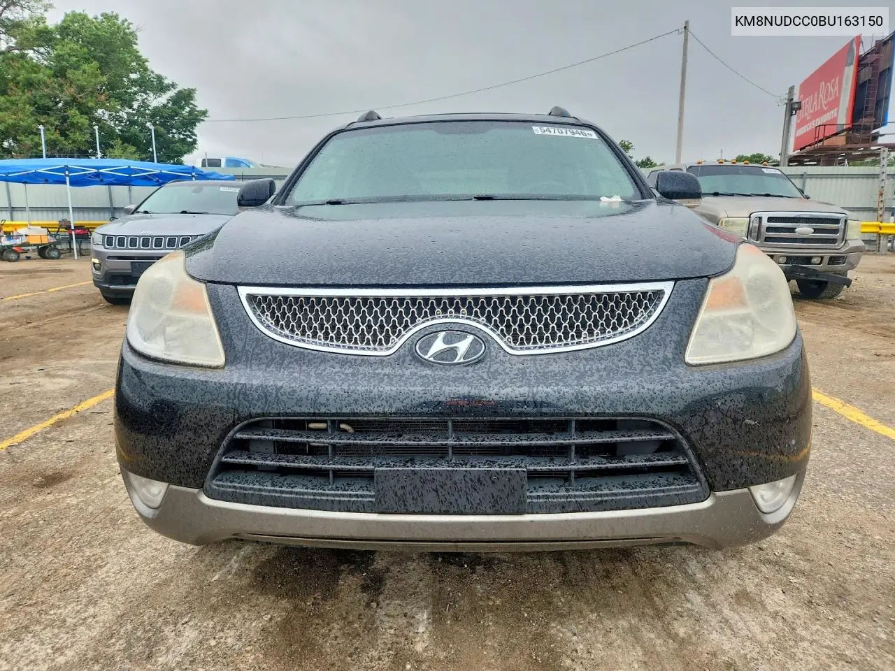 2011 Hyundai Veracruz Limited VIN: KM8NUDCC0BU163150 Lot: 54707946
