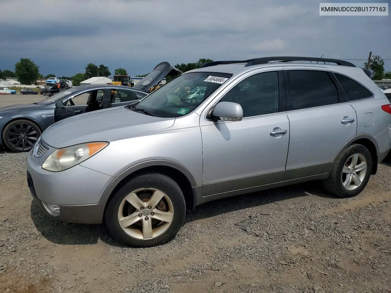 2011 Hyundai Veracruz Limited VIN: KM8NUDCC2BU177163 Lot: 56646666
