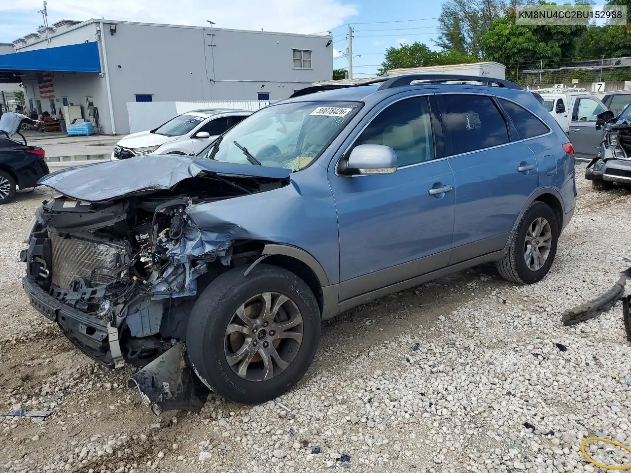 2011 Hyundai Veracruz Gls VIN: KM8NU4CC2BU152988 Lot: 59878426