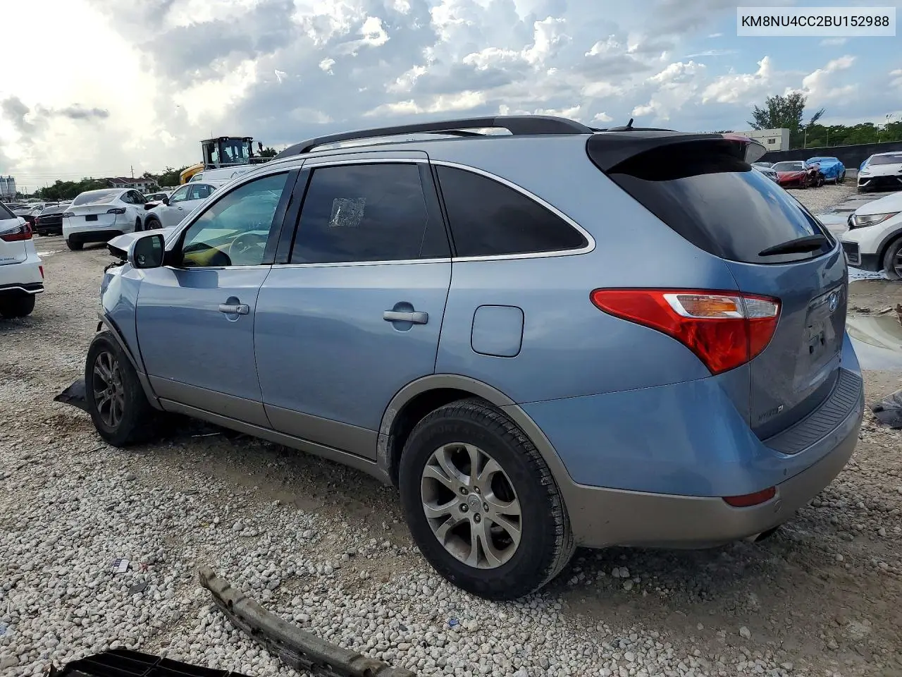 2011 Hyundai Veracruz Gls VIN: KM8NU4CC2BU152988 Lot: 59878426