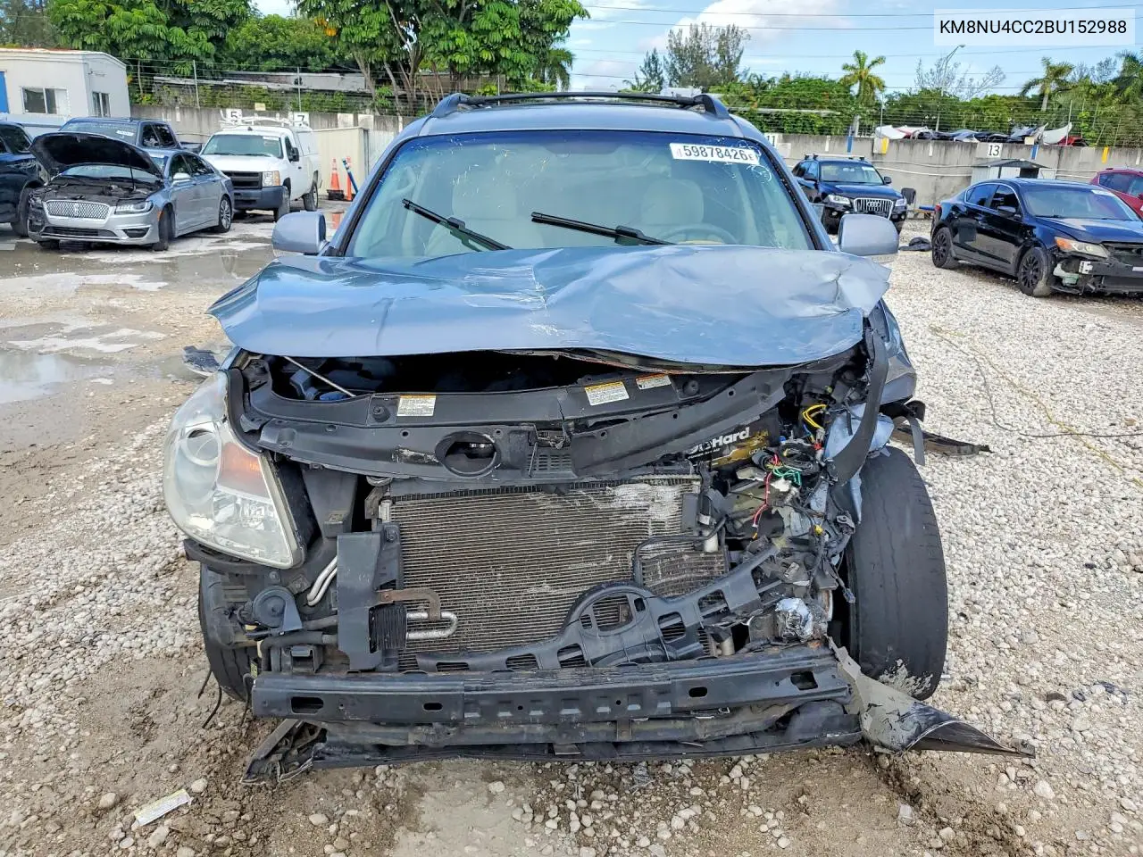 2011 Hyundai Veracruz Gls VIN: KM8NU4CC2BU152988 Lot: 59878426