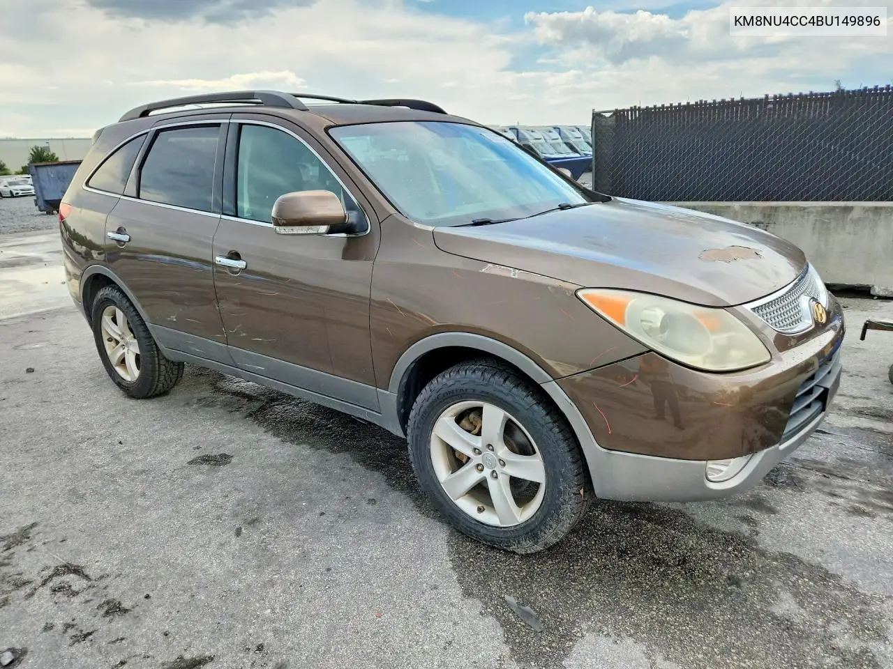2011 Hyundai Veracruz Limited VIN: KM8NU4CC4BU149896 Lot: 60637776
