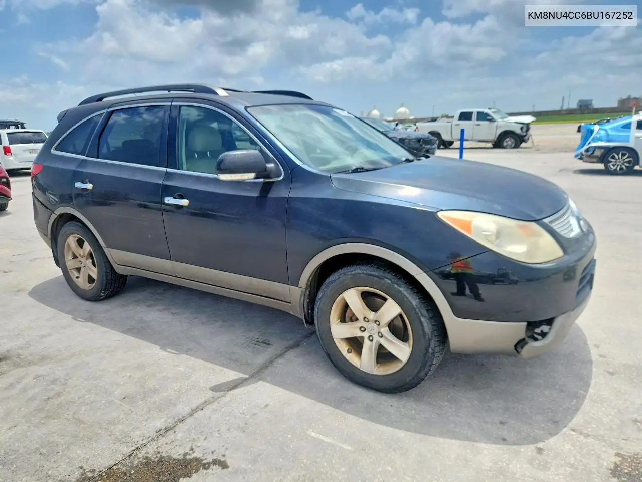 2011 Hyundai Veracruz Limited VIN: KM8NU4CC6BU167252 Lot: 61644086