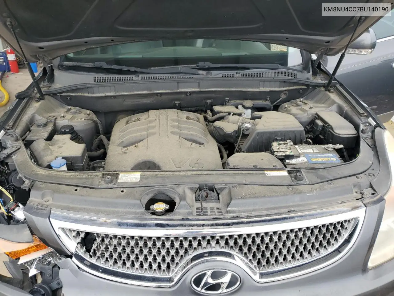 2011 Hyundai Veracruz Gls VIN: KM8NU4CC7BU140190 Lot: 86634555