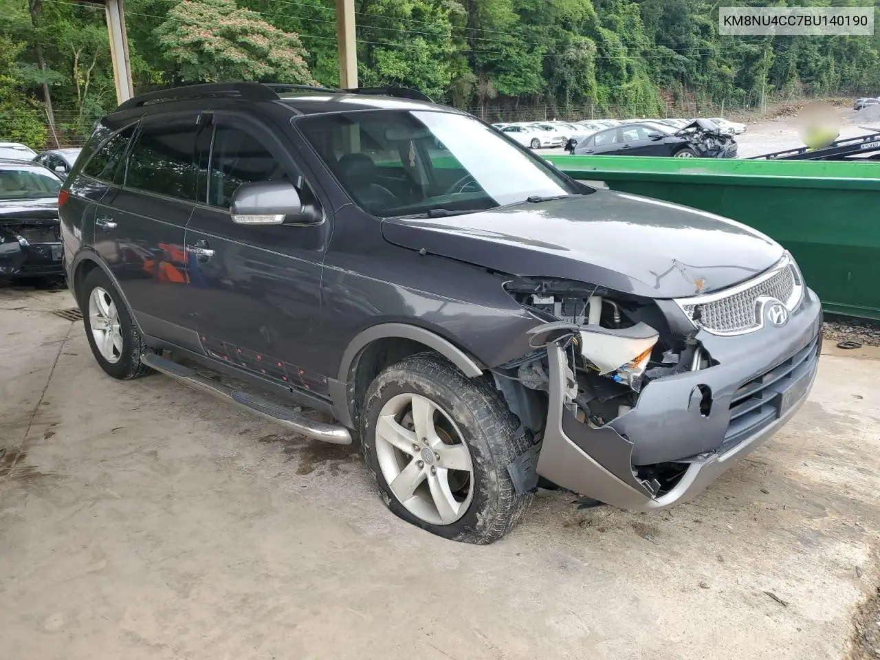 2011 Hyundai Veracruz Gls VIN: KM8NU4CC7BU140190 Lot: 86634555