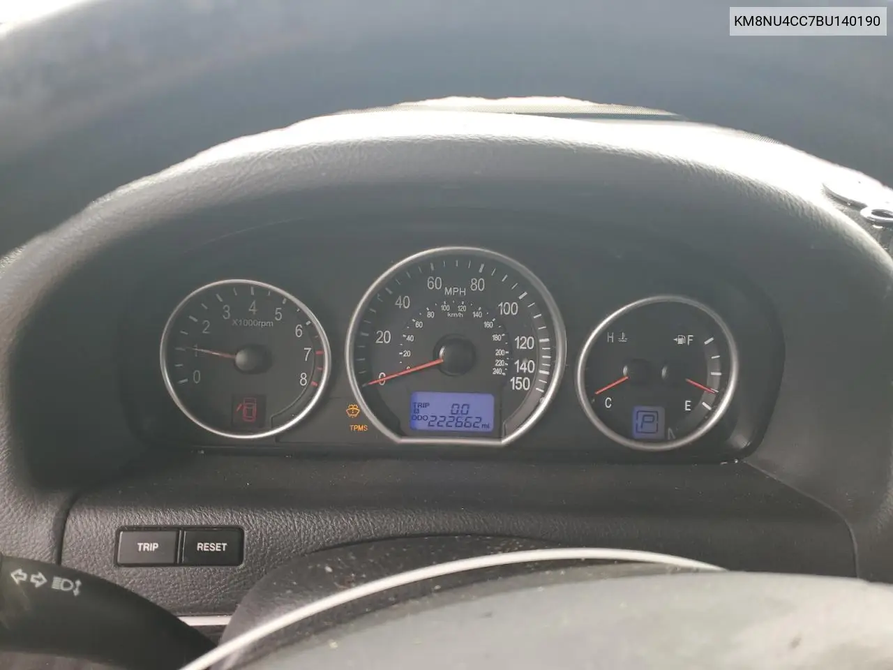 2011 Hyundai Veracruz Gls VIN: KM8NU4CC7BU140190 Lot: 86634555