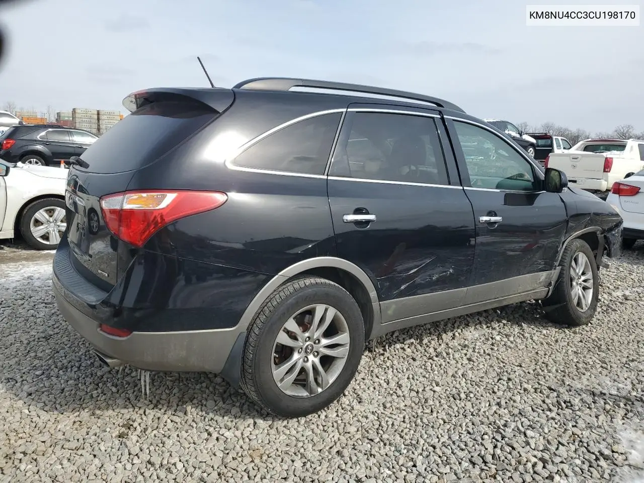 2012 Hyundai Veracruz Gls VIN: KM8NU4CC3CU198170 Lot: 45946665