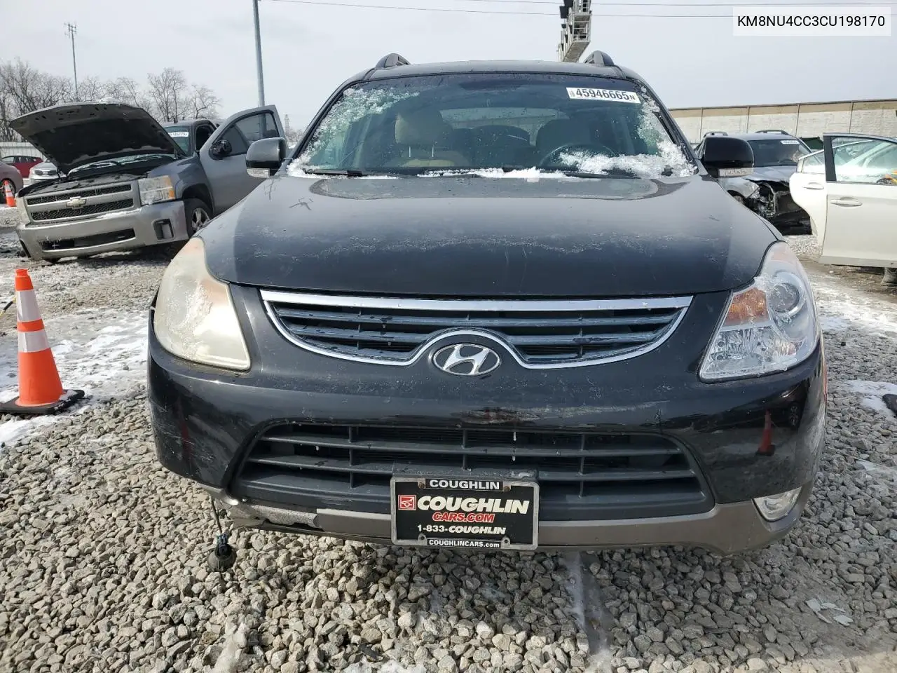 2012 Hyundai Veracruz Gls VIN: KM8NU4CC3CU198170 Lot: 45946665
