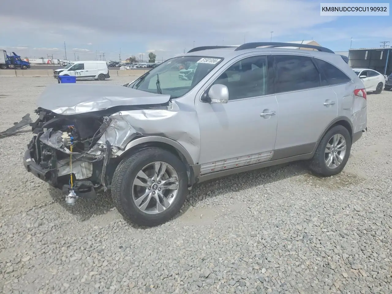 2012 Hyundai Veracruz Limited VIN: KM8NUDCC9CU190932 Lot: 51501056