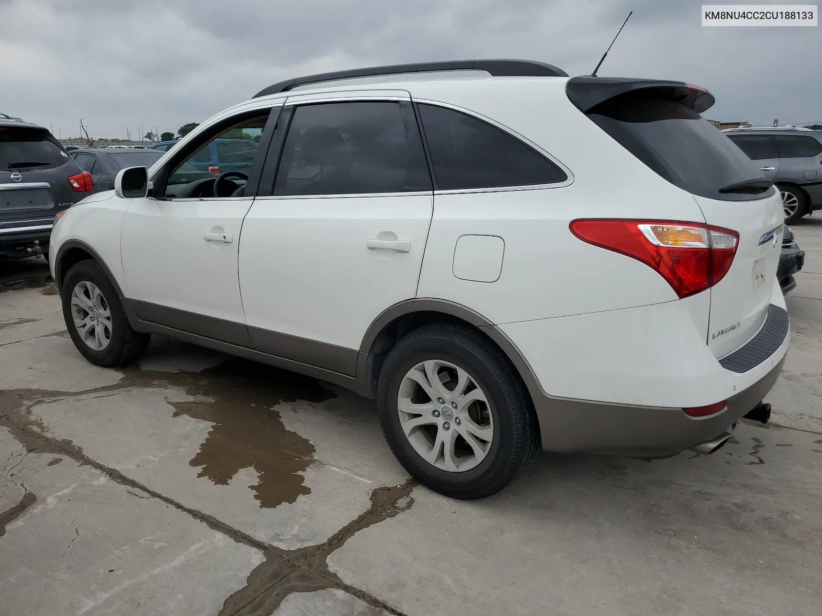 2012 Hyundai Veracruz Gls VIN: KM8NU4CC2CU188133 Lot: 52483984