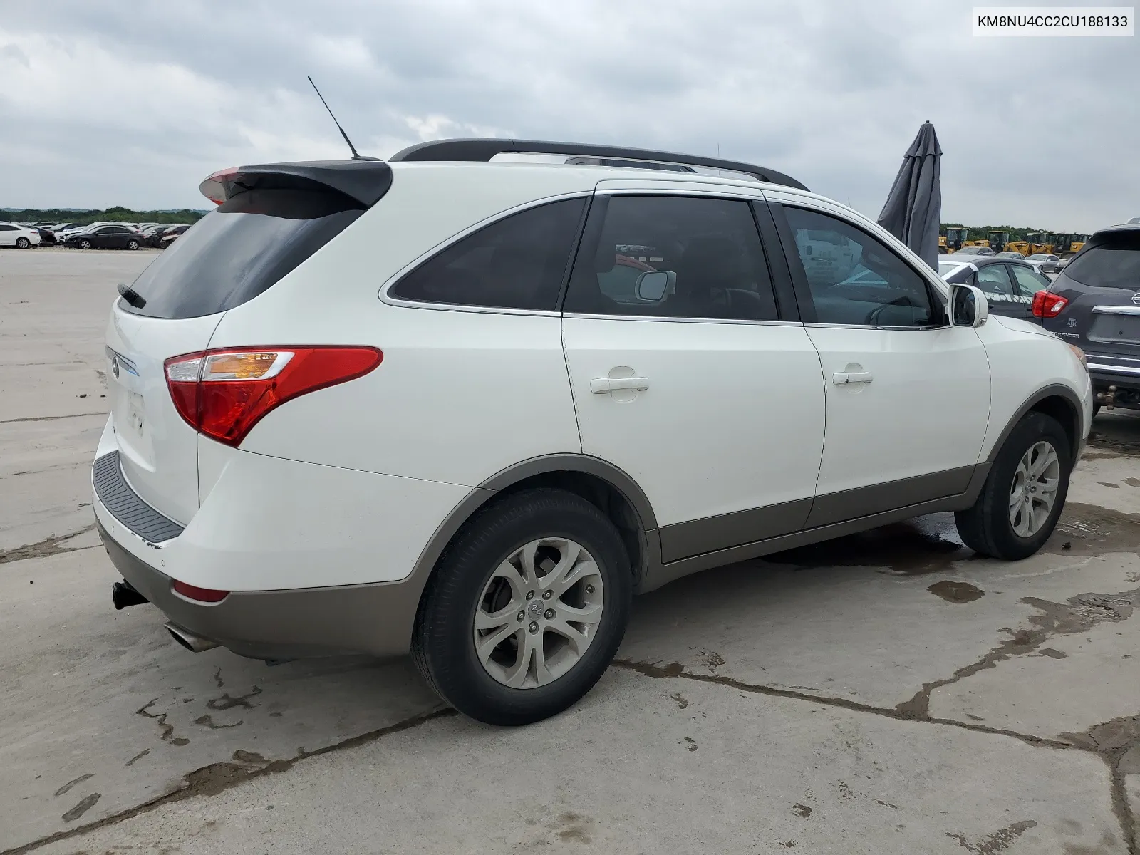 2012 Hyundai Veracruz Gls VIN: KM8NU4CC2CU188133 Lot: 52483984