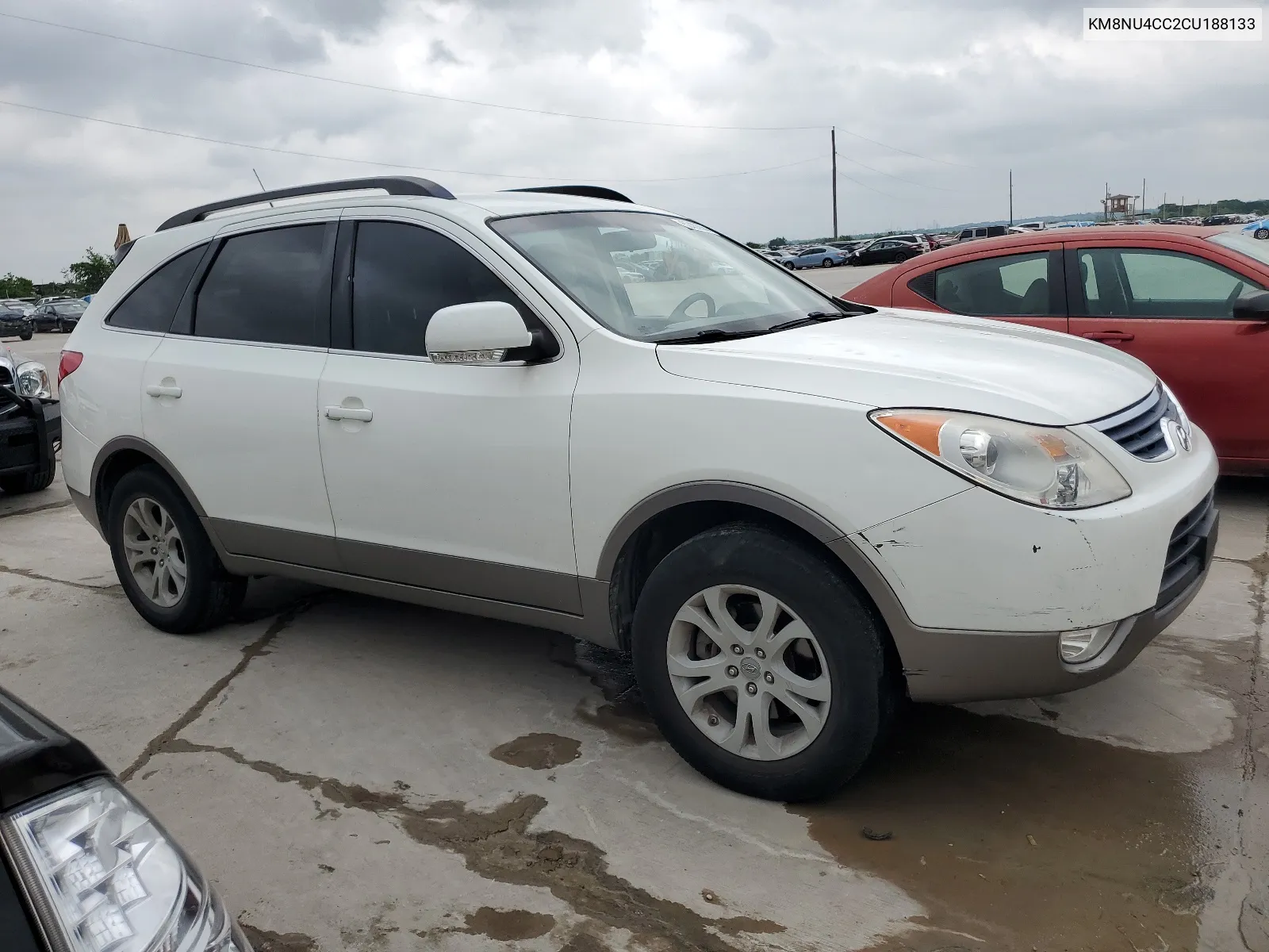 2012 Hyundai Veracruz Gls VIN: KM8NU4CC2CU188133 Lot: 52483984