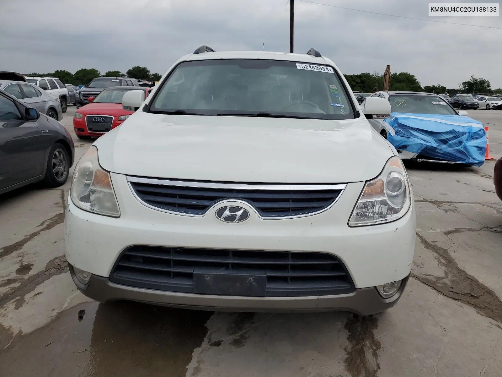 2012 Hyundai Veracruz Gls VIN: KM8NU4CC2CU188133 Lot: 52483984