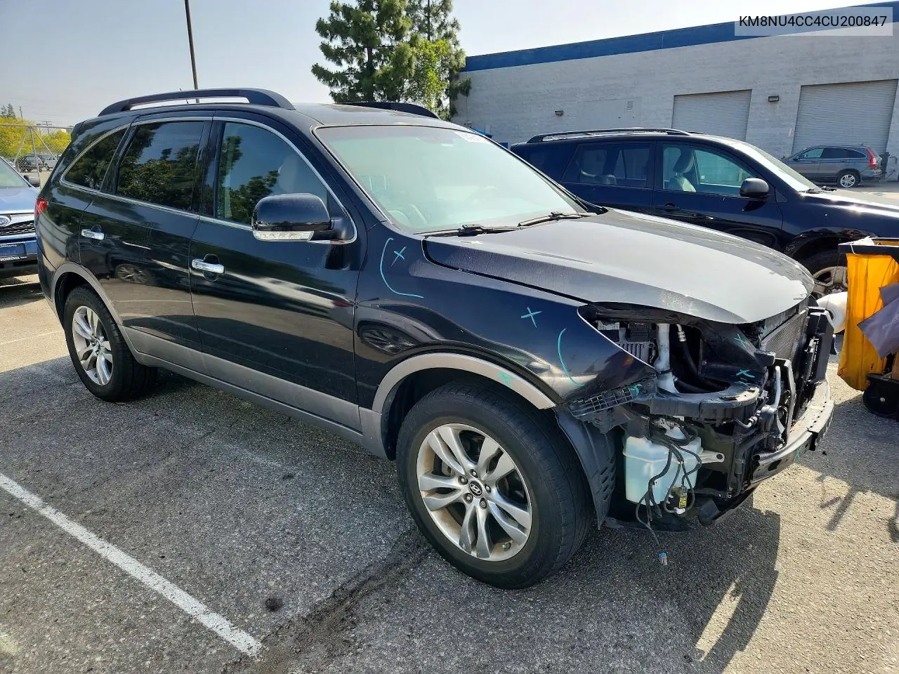2012 Hyundai Veracruz Limited VIN: KM8NU4CC4CU200847 Lot: 53426416
