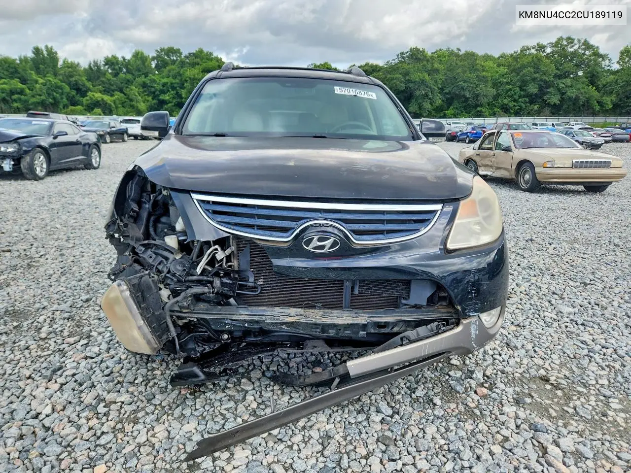 2012 Hyundai Veracruz Limited VIN: KM8NU4CC2CU189119 Lot: 57016876